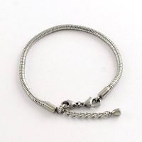 Armband 19,5cm mit Karabiner Edelstahl