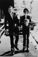 Pressefoto  Gstaad, Prinz Alphonso mit Gattin, Spanien, 1974