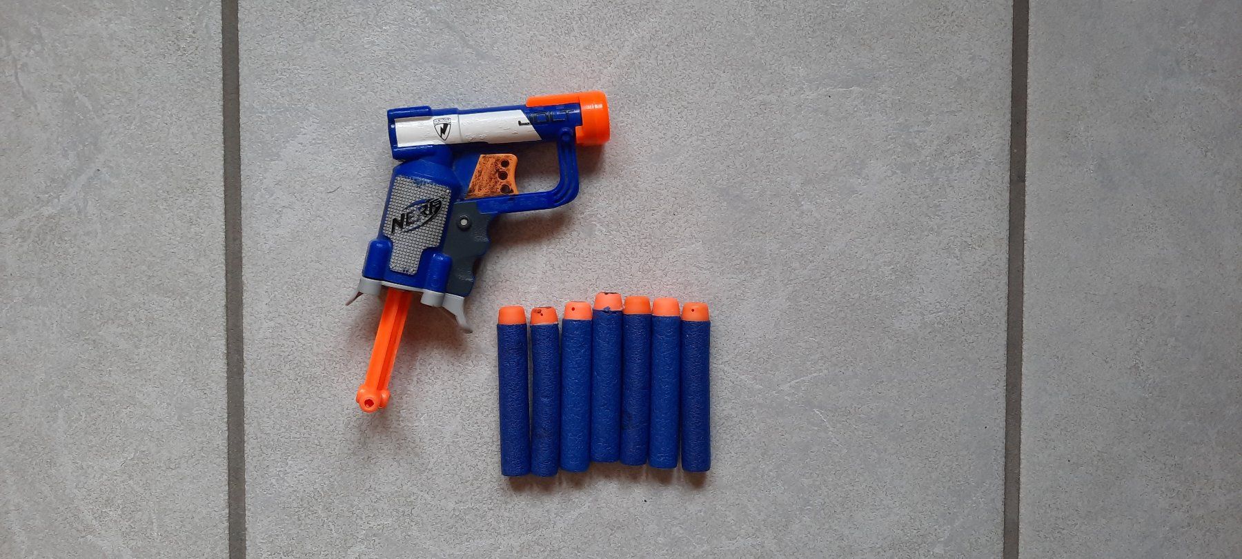 Nerf Giocattoli: Nerf N-Strike Elite Jolt EX-1 mit 7 Nerf-Darts – Usato da Diemtigen venduto da s.litze 1