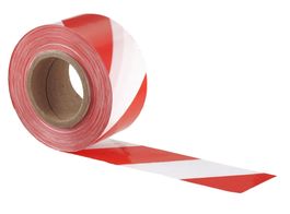 Absperrband 500 m rot/weiß Absperrband 500 m, rot/weiß