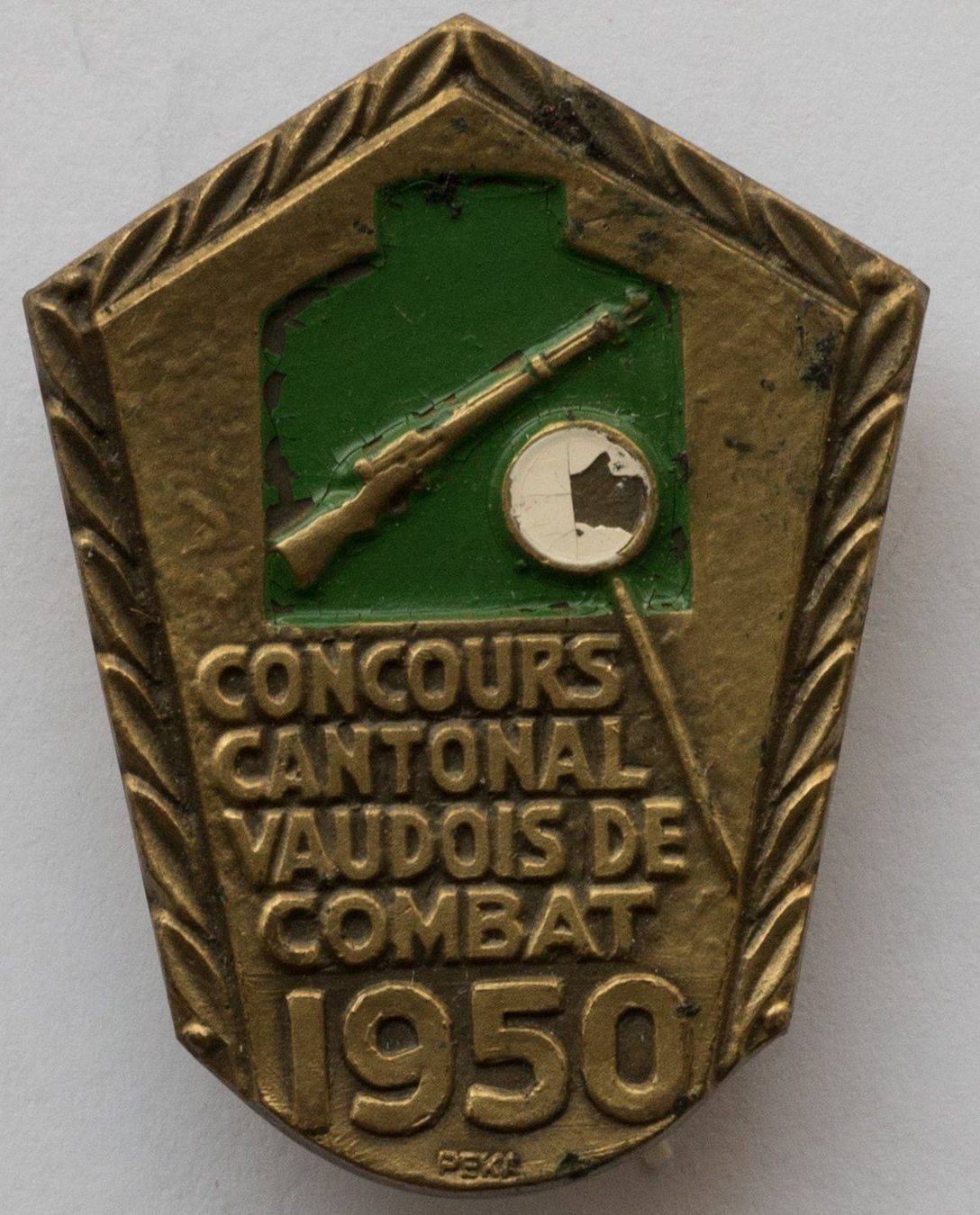 Medaillen: Concours contonal vaudois de combat 1950 – Gebraucht aus Rotkreuz von Swiss-Coins