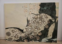 Leinwandbild floral Print Grösse 100x75cm Top-Zustand