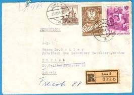 1961   R - Brief  Linz 5