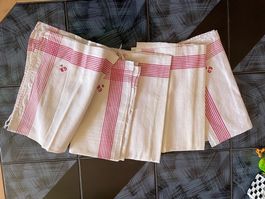5 Geschirrtücher Tücher Serviette antik alt Leinen 13