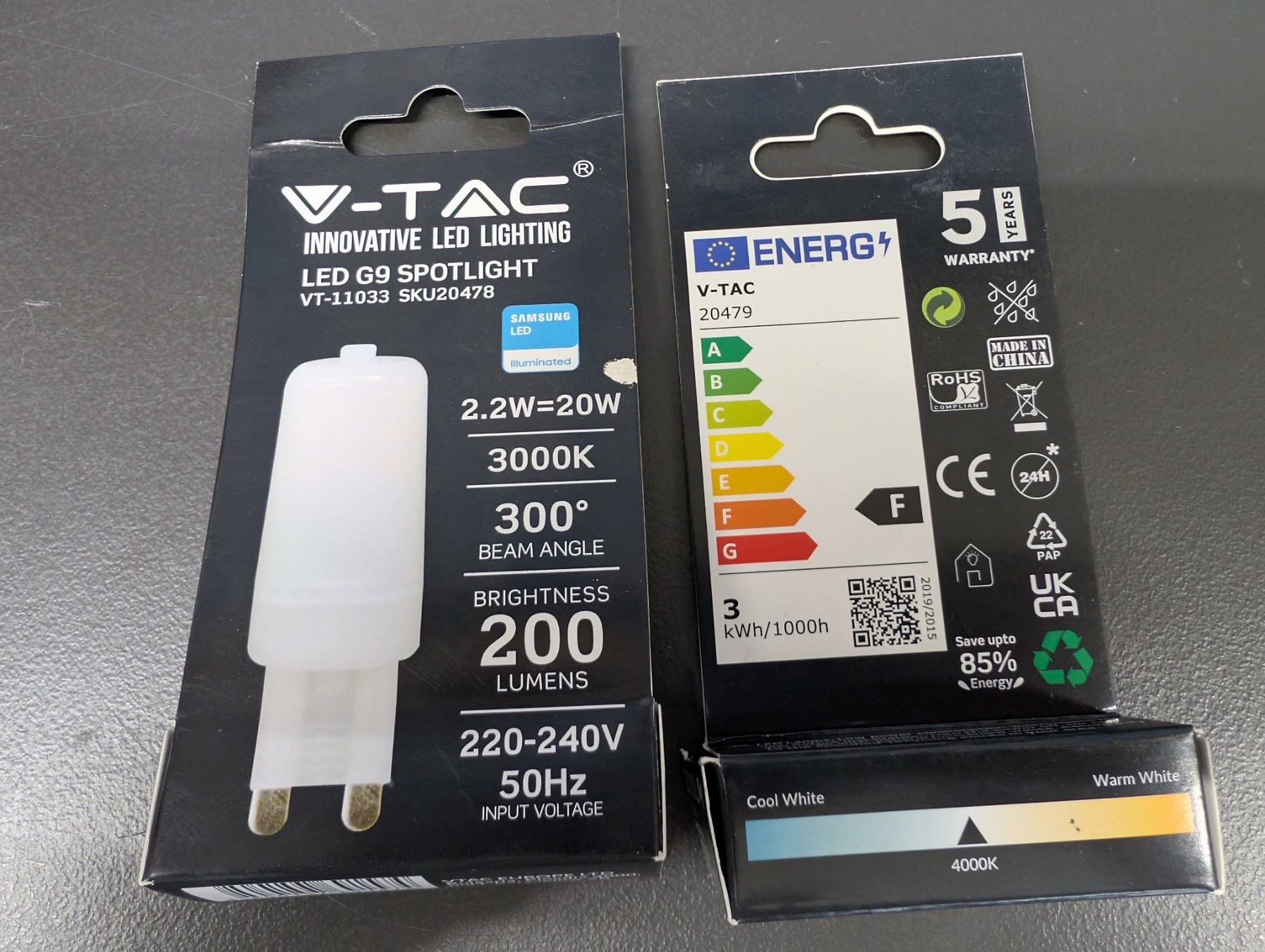 Lampade: Lagerabverkauf LED Leuchtmittel G9 – Nuovo e nell'imballaggio originale da Aarau venduto da Santec 2