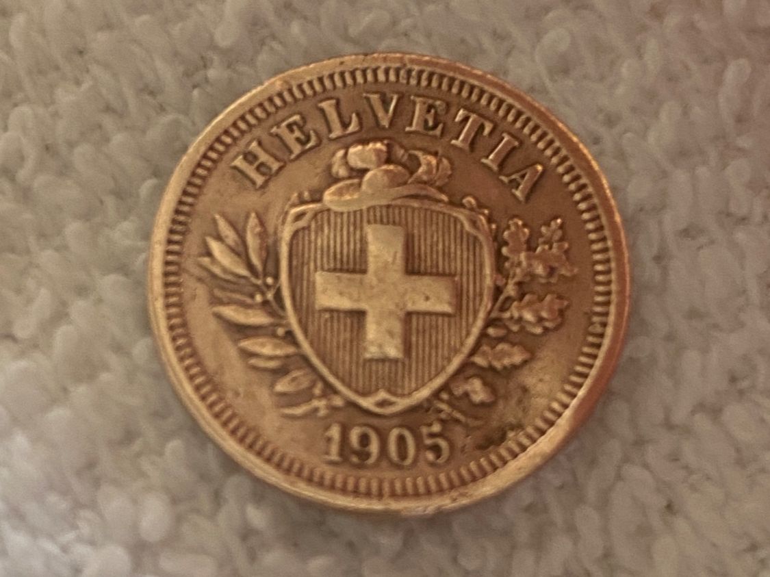 Tutti le monete: 1 centime/rappen 1905 – Usato da Nyon venduto da Ilmi09 1