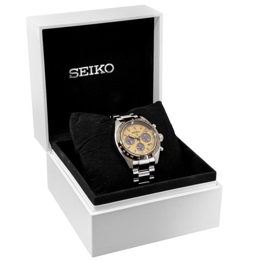Seiko Orologi: Seiko SSC817P1 Prospex Speedtimer Solare - 1964 Recreation – Nuovo e nell'imballaggio originale da Schindellegi venduto da harveystore 7
