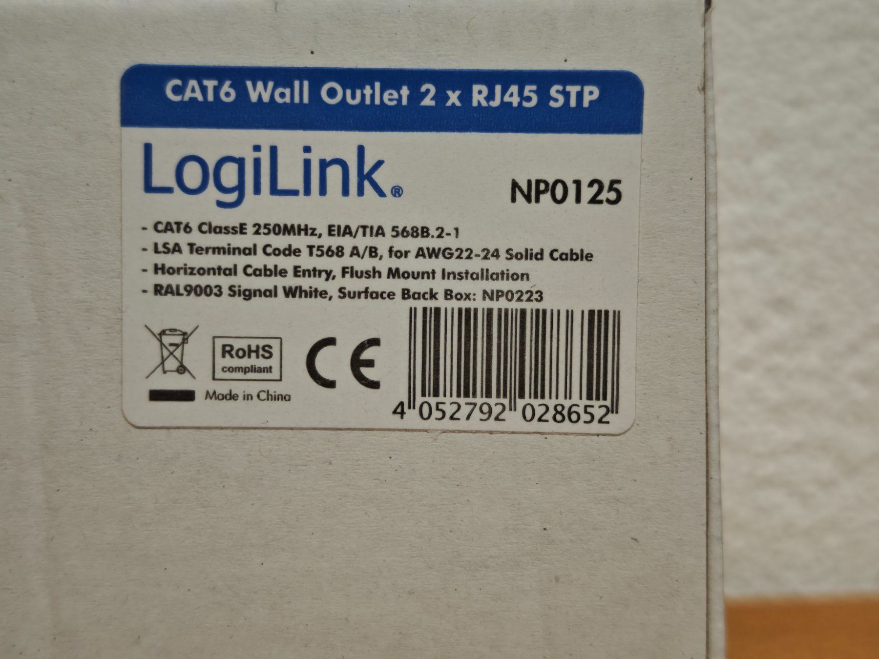 Spine: Cat.6 Netzwerkdose UP 2xRJ45 – Nuovo e nell'imballaggio originale da Buchs ZH venduto da Sutoris 1