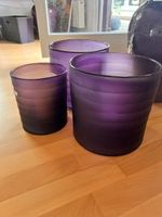 3 x Windlichter von Lambert - 2x 24,5 und 20 cm hoch