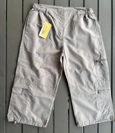 HUADA 3/4 Cargohose, Gr. XXL, khakifarben