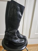 Schwarze Lederstiefel Grösse 36, Top Zustand