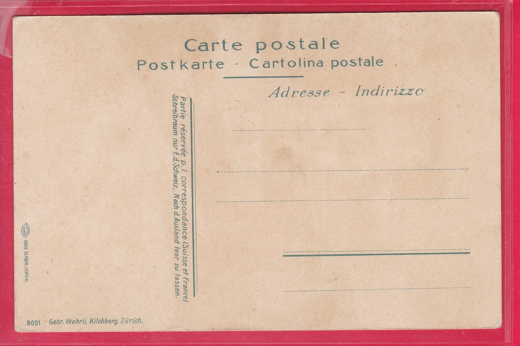Cartoline postali: APPENZELL – Usato da Oberrieden venduto da Gebirgsstelze 1