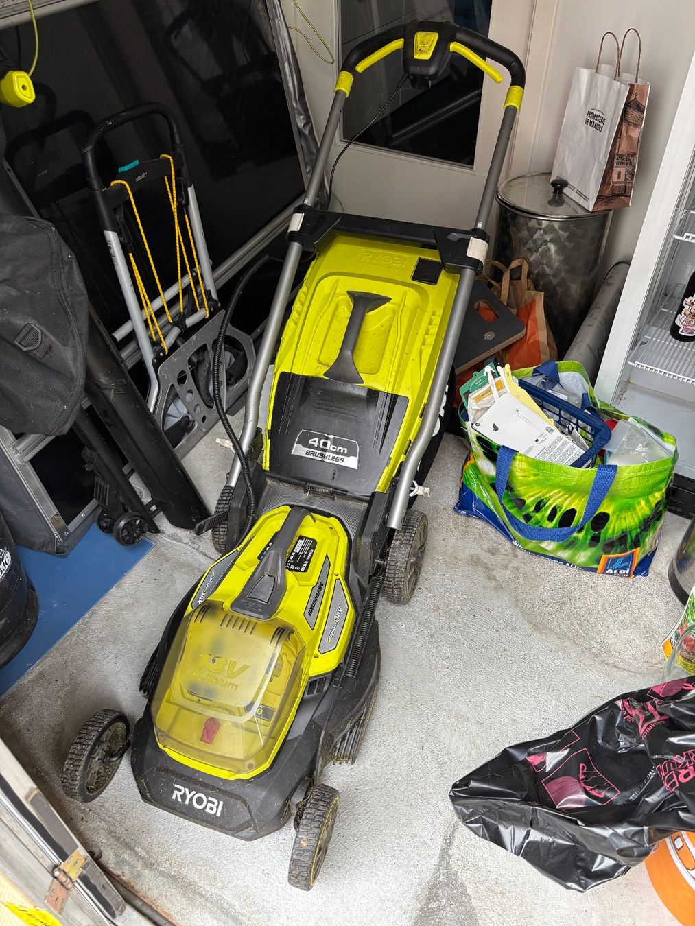 Ryobi Tagliaerba: Ryobi Akku Rasenmäher 18V – Usato da Düdingen venduto da Rapau 1