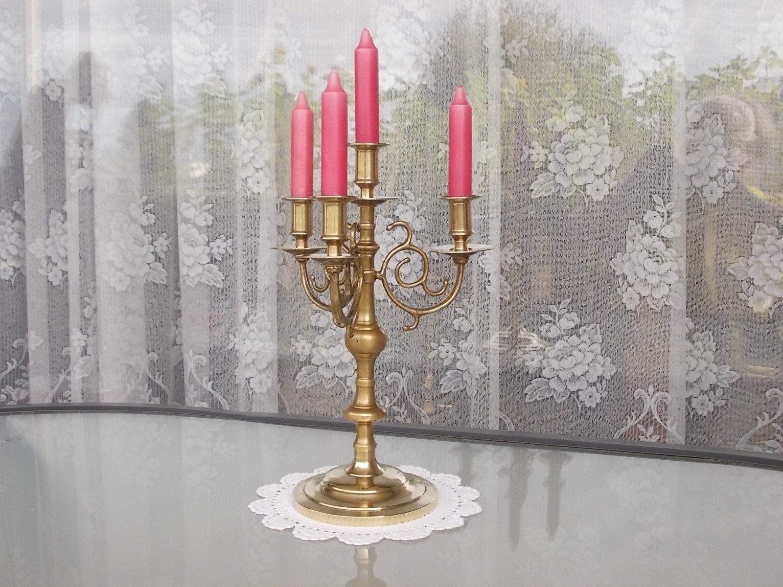 Portacandele: Alter 34cm Jugendstil Messing Kerzenständer 4flammig 1335gr. – Usato da Ostermundigen venduto da eschbe 8
