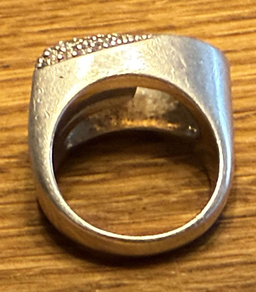 Anelli: Schwerer Silberring 925 Fingerring Sterling 925 – Usato da Goldach venduto da Donpancho 2