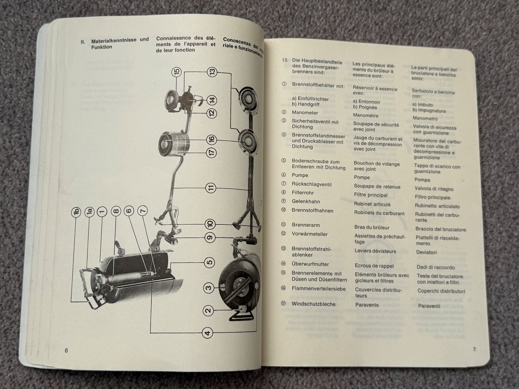 Libri: Reglement: Der Benzinvergaserbrenner - Schweizer Armee – Usato da Brütten venduto da Hst1 3