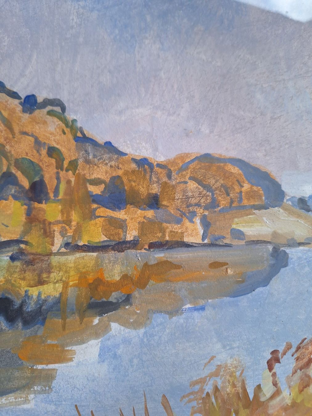 Dipinti: LANDSCHAFTS-AQUARELL 1945 - SIGNIERT – Usato da Huttwil venduto da Kunterbuntli 1