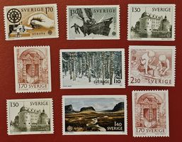 SCHWEDEN LOT SCHLOSS KINDER SPIEL 1979 - 1989** POSTFRISCH