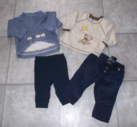 13 teilig Knaben Kinderkleiderpaket Grösse 62/68