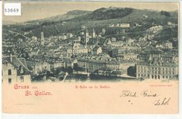 Gruss aus St. Gallen von der Nordseite