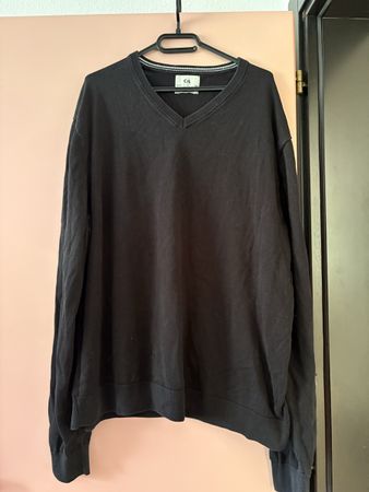 Maglione uomo nero cotone