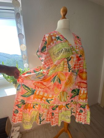 buntes, leichtes Sommer Kleid in Gr. XL (42/44) *NEU*