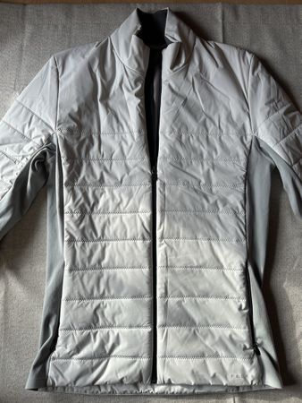 NEUWERTIG: FALKE Damen Hybrid-Sportjacke – Grösse M – Grau