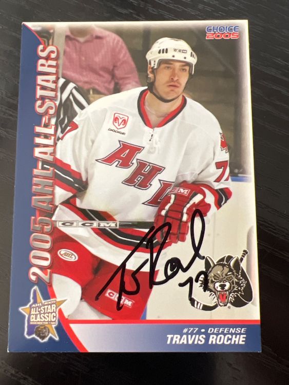 Travis Roche Original Autogramm SCB SC Bern AHL All-Star NHL (Gebraucht ...
