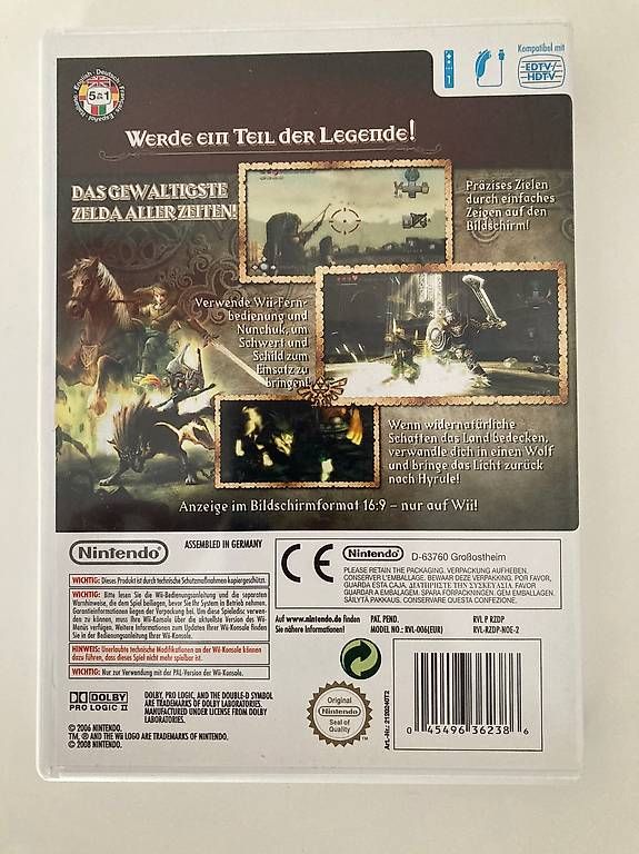 Jeux: Zelda Twilight Princess Nintendo Wii  – D'occasion à Stansstad par Martman19 1