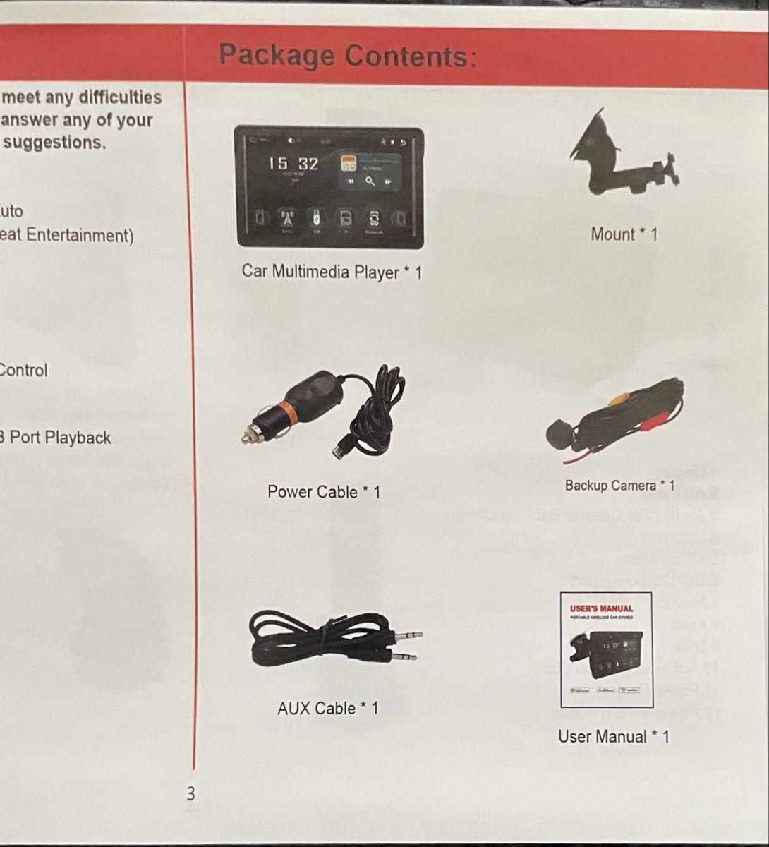 Automobili: Auto CarPlay 7 Inch Touchscreen Backup Kamera – Nuovo (secondo la descrizione) da Hilterfingen venduto da drc_jp8p 2