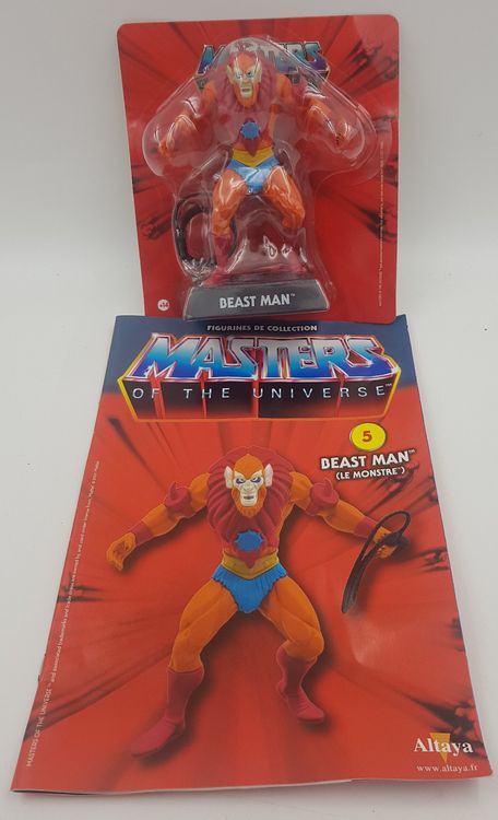 MASTER OF THE Universe Revelation Eternia Minis Beast Man & War Sled