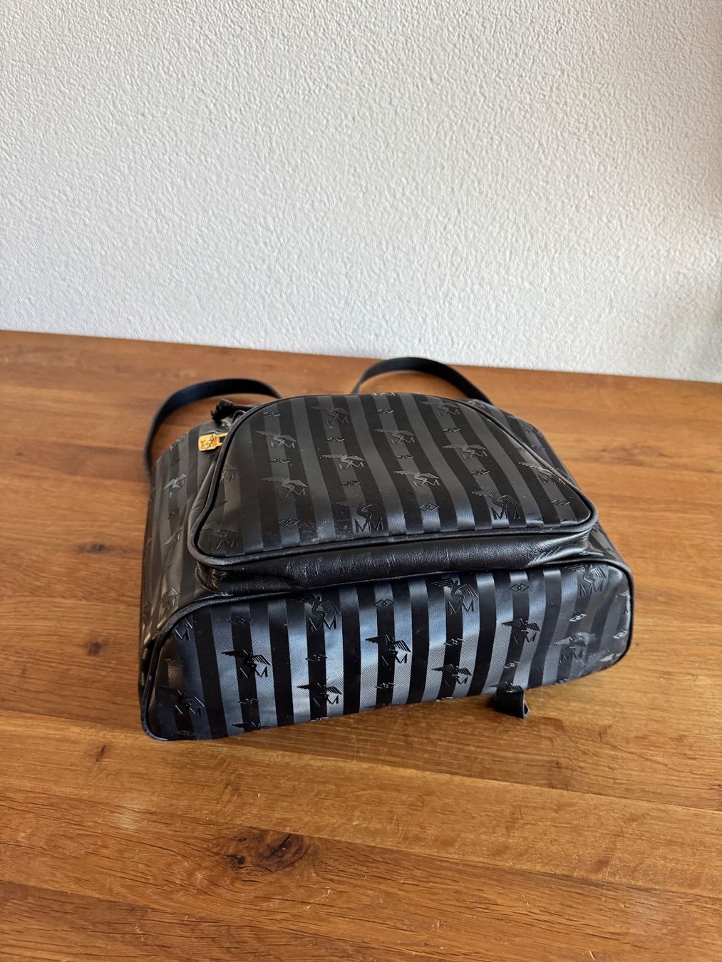 Maison Mollerus Zaini: Rucksack Maison Mollerus Leder schwarz – Usato da frauenfeld venduto da tia01 4