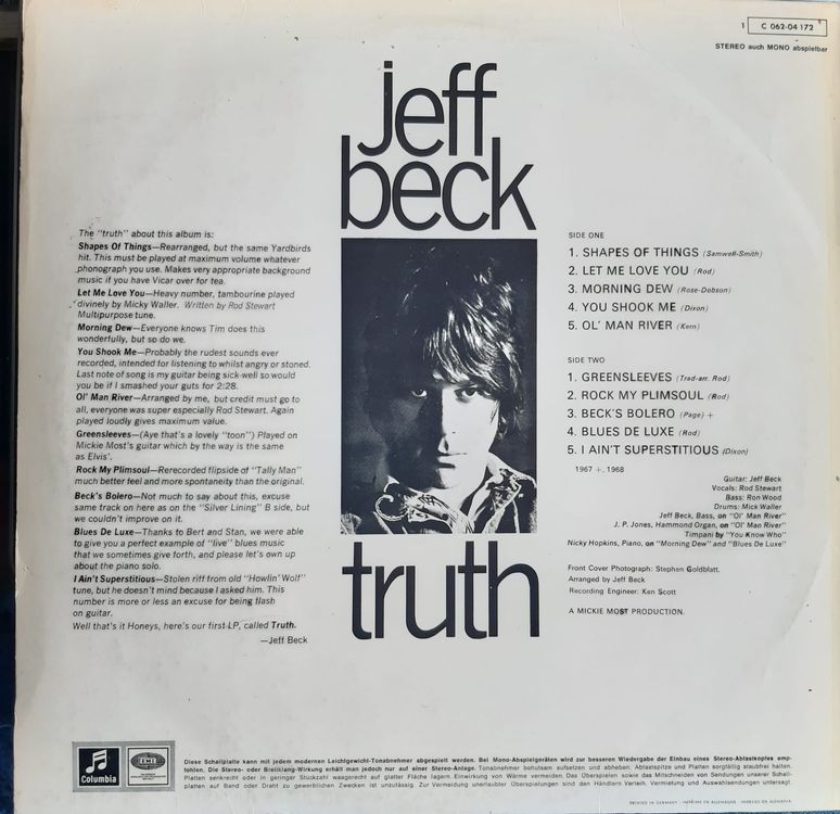 Jeff Beck: Truth | Kaufen auf Ricardo