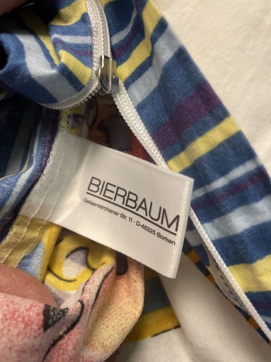Biancheria da letto: Bierbaum Kinderbettwäsche 100% Baumwolle bunt – Usato da Obergerlafingen venduto da cabo4 2
