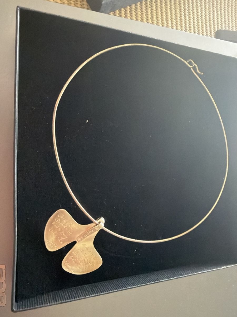 Catenine: Paul Wunderlich Halsschmuck Ginko Blatt Silber  – Nuovo (secondo la descrizione) da Solothurn venduto da Rginger12 1