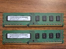 DDR3-1333 4GB 2Rx8 PC3-10600U / 497158-D88