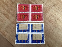 Serie 1982 EUROPA Briefmarken postfrisch 4er Blöcke