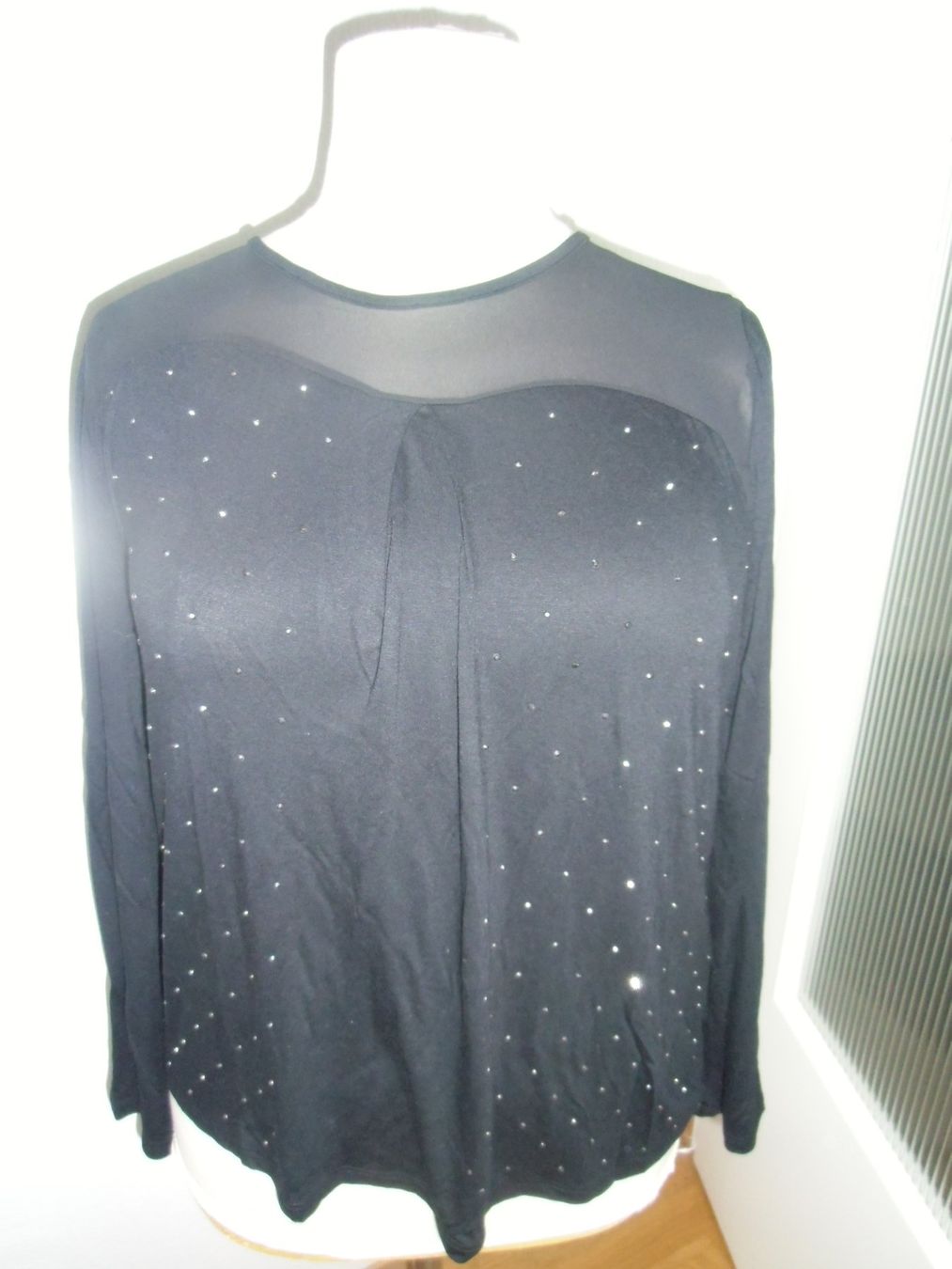 C&A T-Shirts: T-shirt noir en taille 44 – Neu (gemäss Beschreibung) aus Marin-Epagnier von Madja