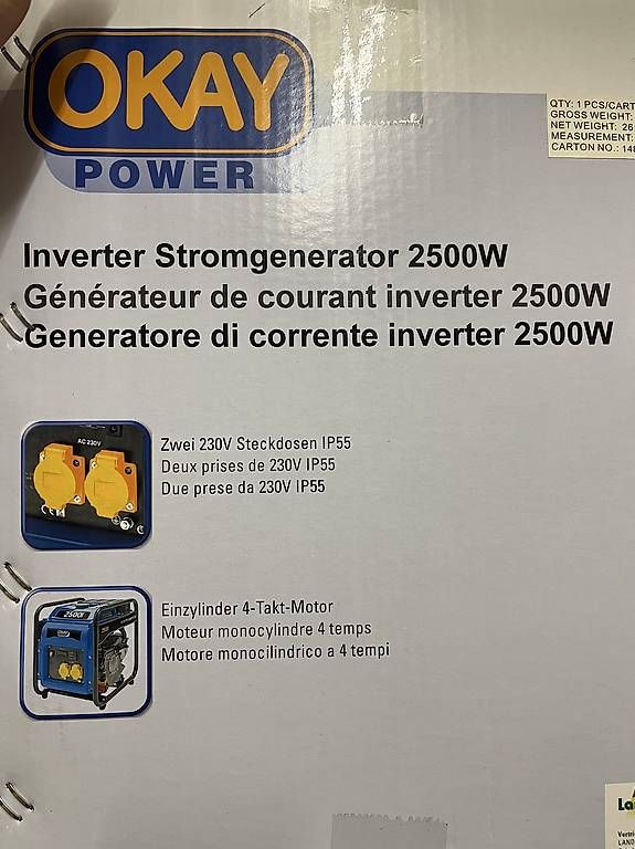 Generatori di corrente: groupe électrogène – Nuovo e nell'imballaggio originale da La Neuveville venduto da RaphExc 3