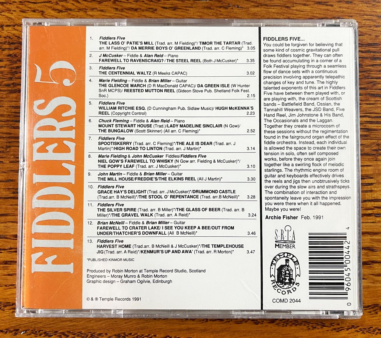 CD: FIDDLERS 5 CD – Usato da Oftringen venduto da Vucki 1
