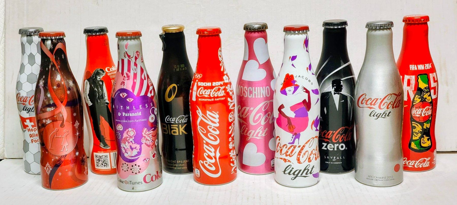 Coca-Cola Autres vaisselles & verres: 11 Coca-Cola Alu Flaschen – Neuf (Voir description) à Pfäffikon ZH par Colacity
