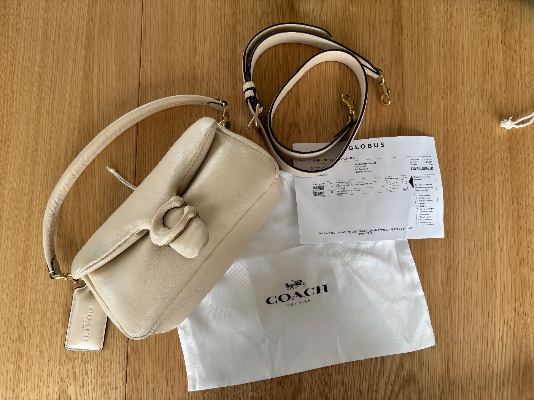 Coach Borse da donna: Coach Pillow Tabby beige – Usato da Dübendorf venduto da dresctat 1