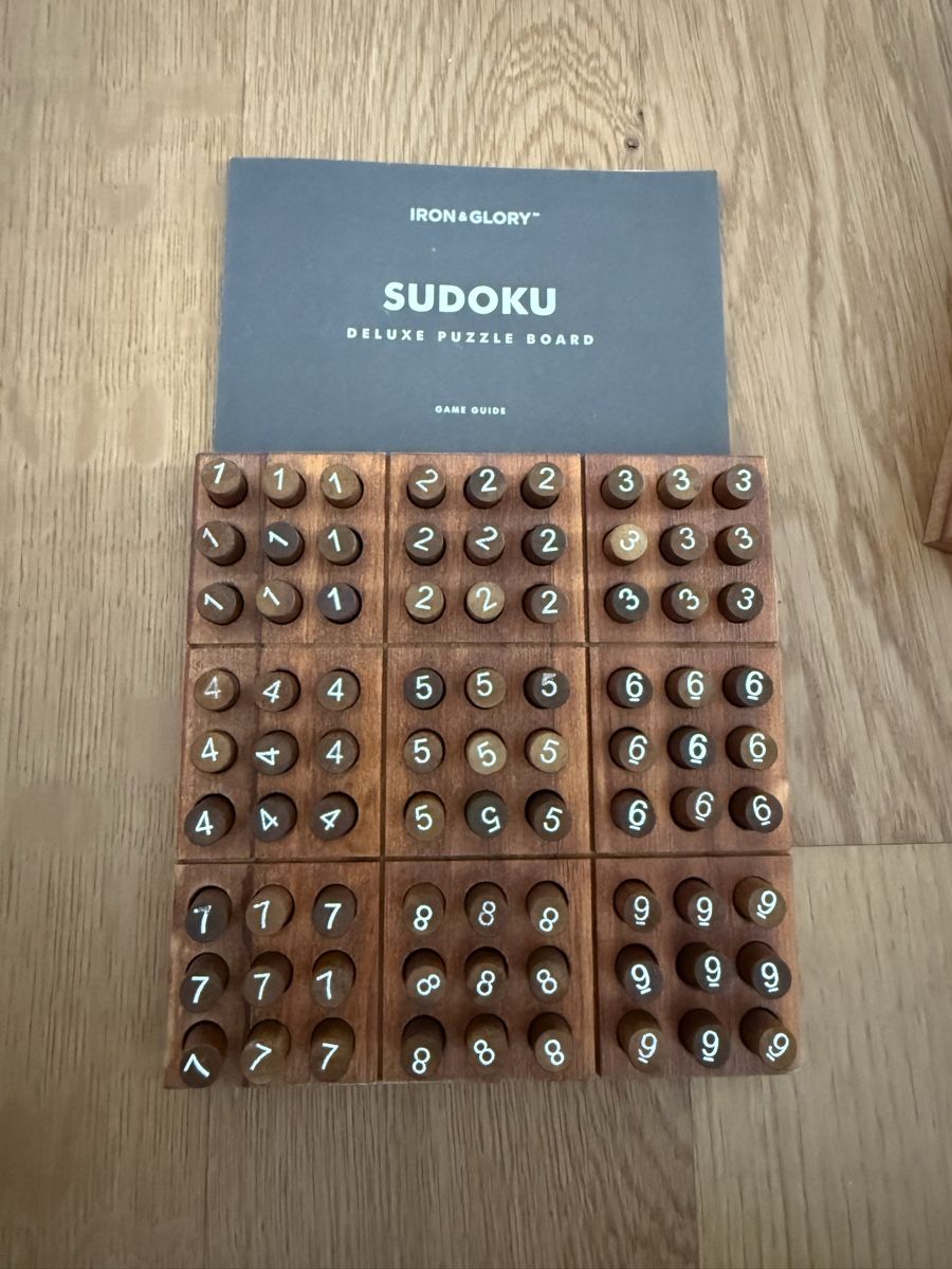 Giochi: Sudoku aus Holz – Nuovo (secondo la descrizione) da Neuhausen venduto da DELY
