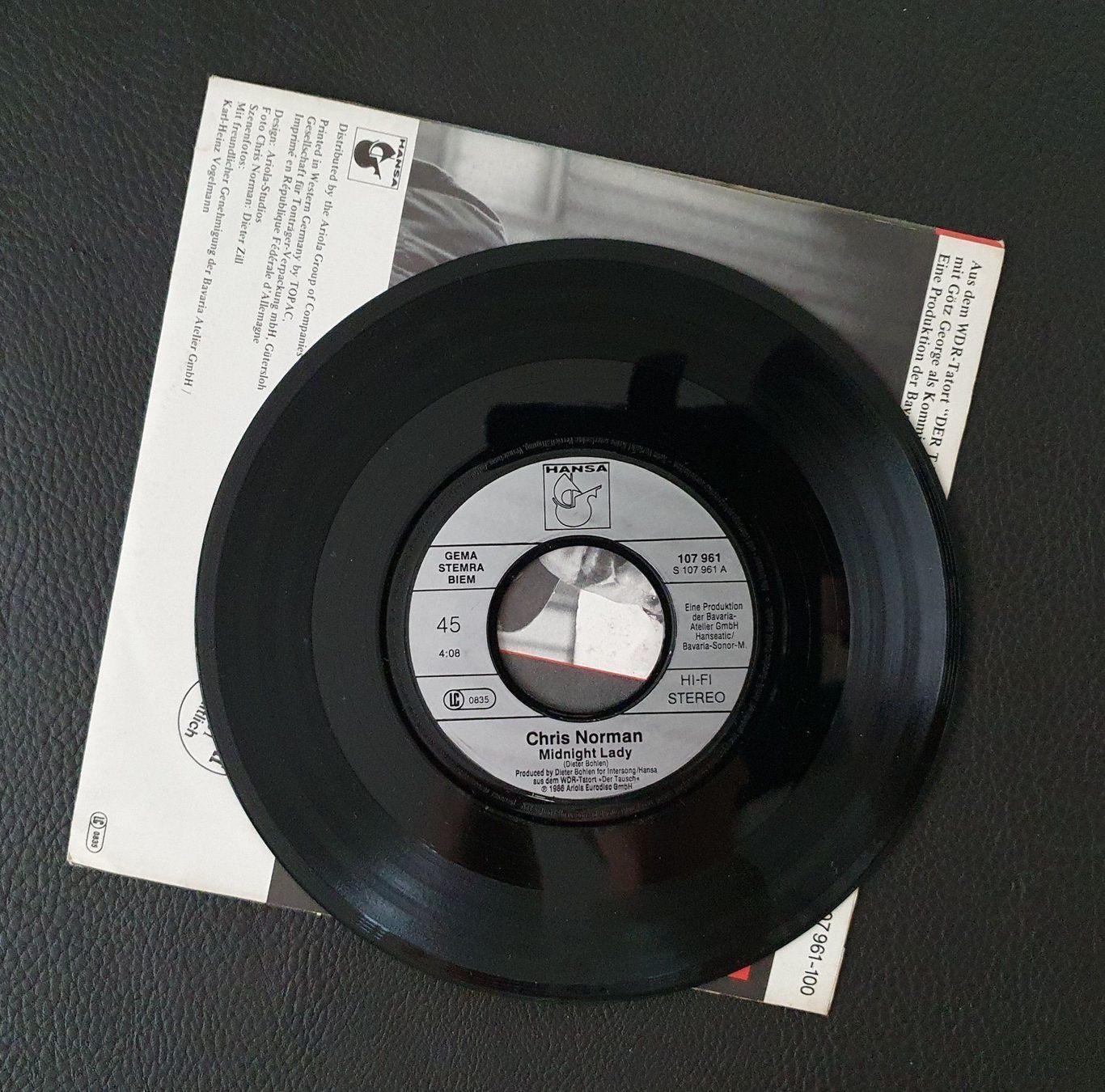 Dischi in vinile: Single LP - Soundtrack Tatort – Usato da Dübendorf venduto da Senita3 2