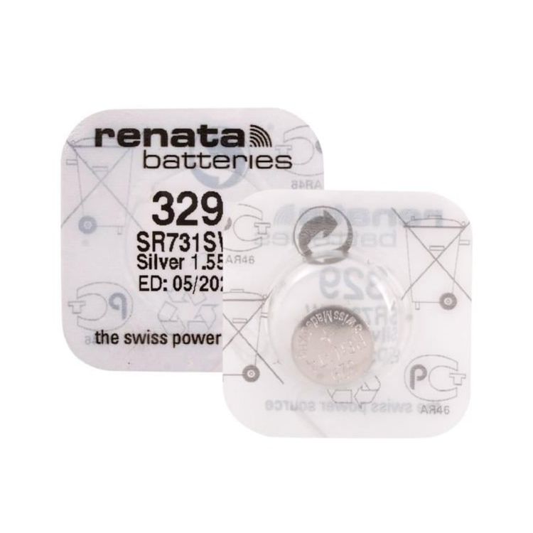 Caricatori & Batterie: Renata 329 (SR731SW) Knopfzellen Batterie Silberoxid – Nuovo e nell'imballaggio originale da Mörschwil venduto da CHRONODIREKT 1
