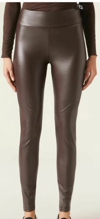 Calzedonia Thermo Lederimitatleggins braun
