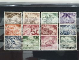 Deutsches Reich Heldengedenktag 1943 Mi 831 - 842 postfrisch