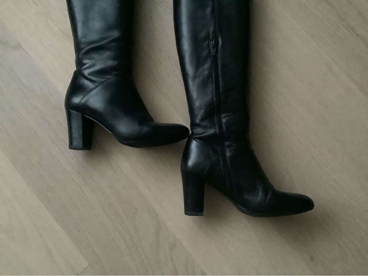 Navyboot Damenschuhe: Lederstiefel, Navyboot, schwarz, Gr. 36 – Gebraucht aus Cham von capalari 1