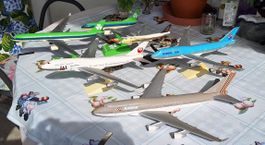 Flugzeugmodell Set verschiedene Airlines guter Zustand