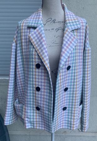 Superbe veste tons pastels 3 saisons HOD 60%coton t.38